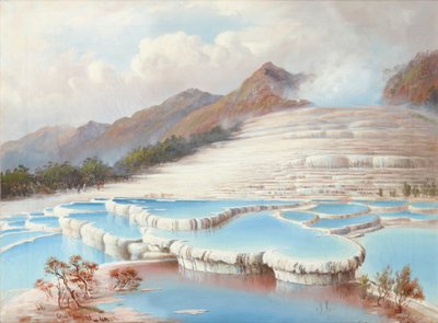 Terrazze Bianche, Nuova Zelanda da Charles Blomfield
